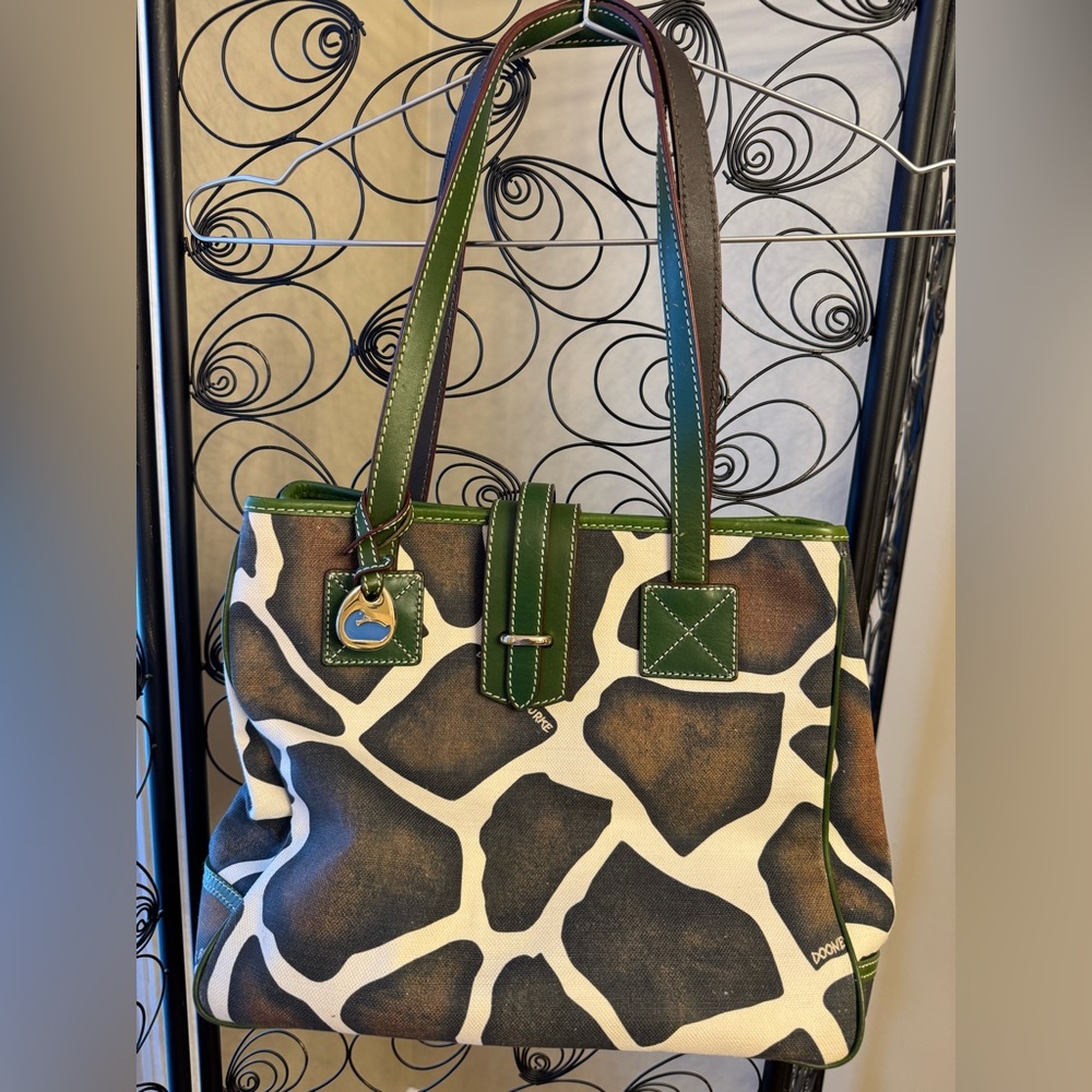 Dooney & Bourke Giraffe Canvas Shoulder Tote